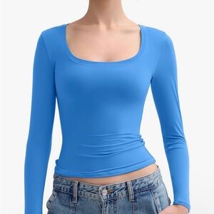 Pumiey electric blue long sleeve